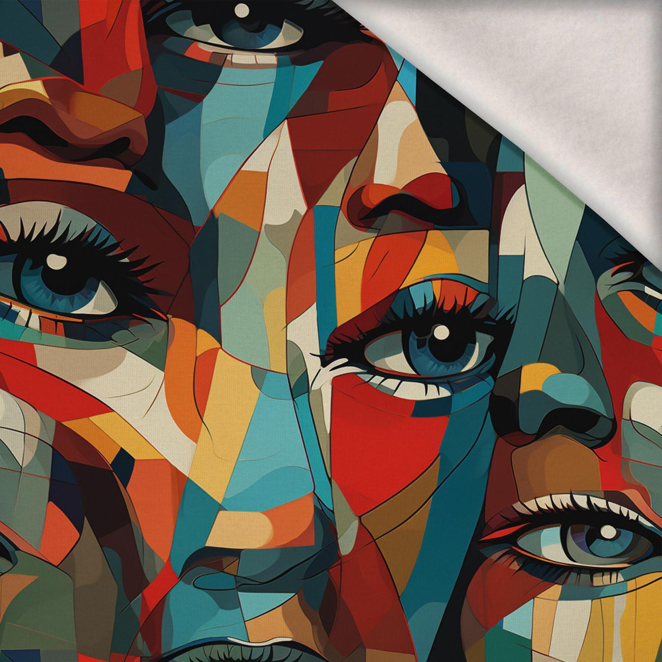 EYES - dzianina drapana z elastanem ITY