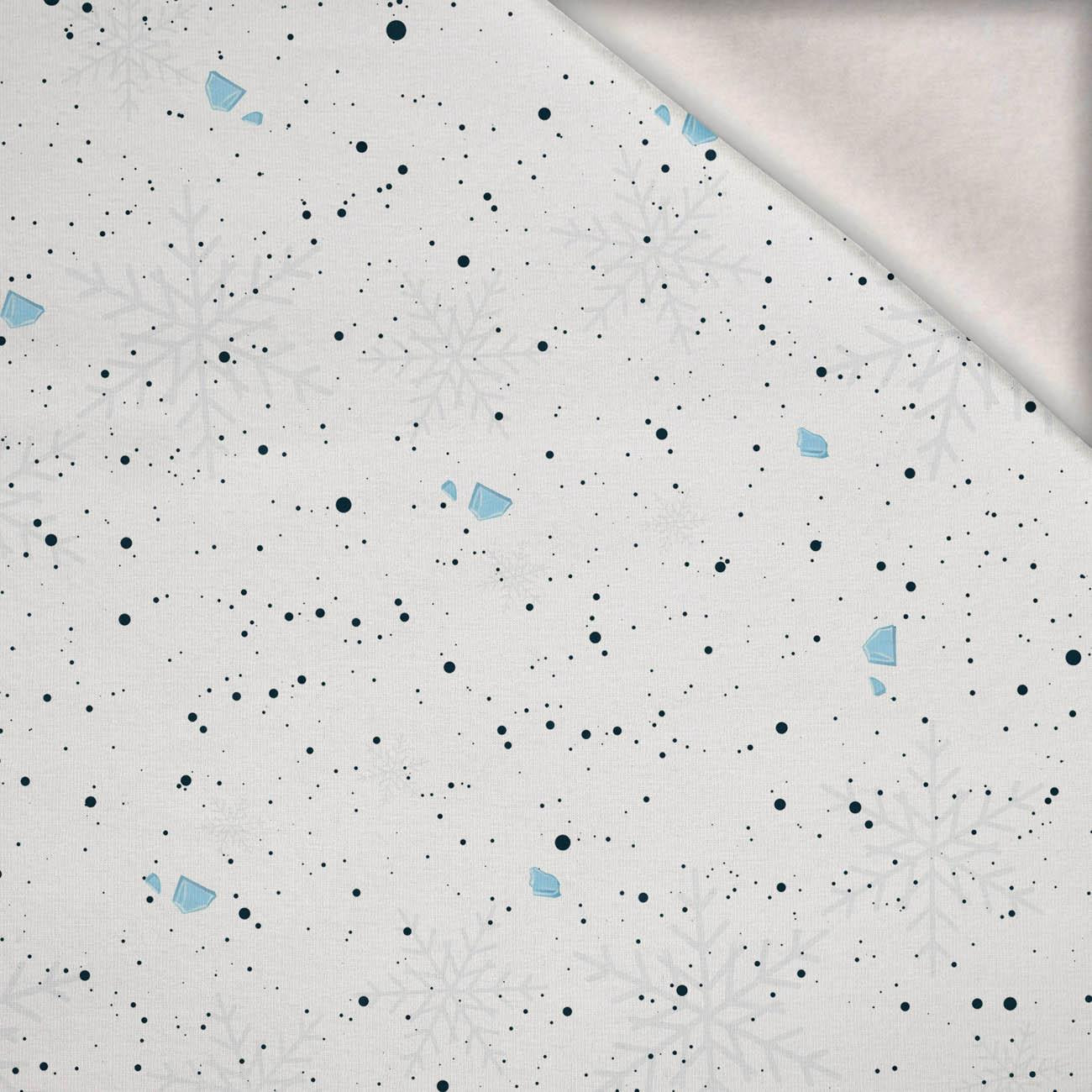 HAPPY CHRISTMAS WZ. 3 - dzianina drapana z elastanem ITY