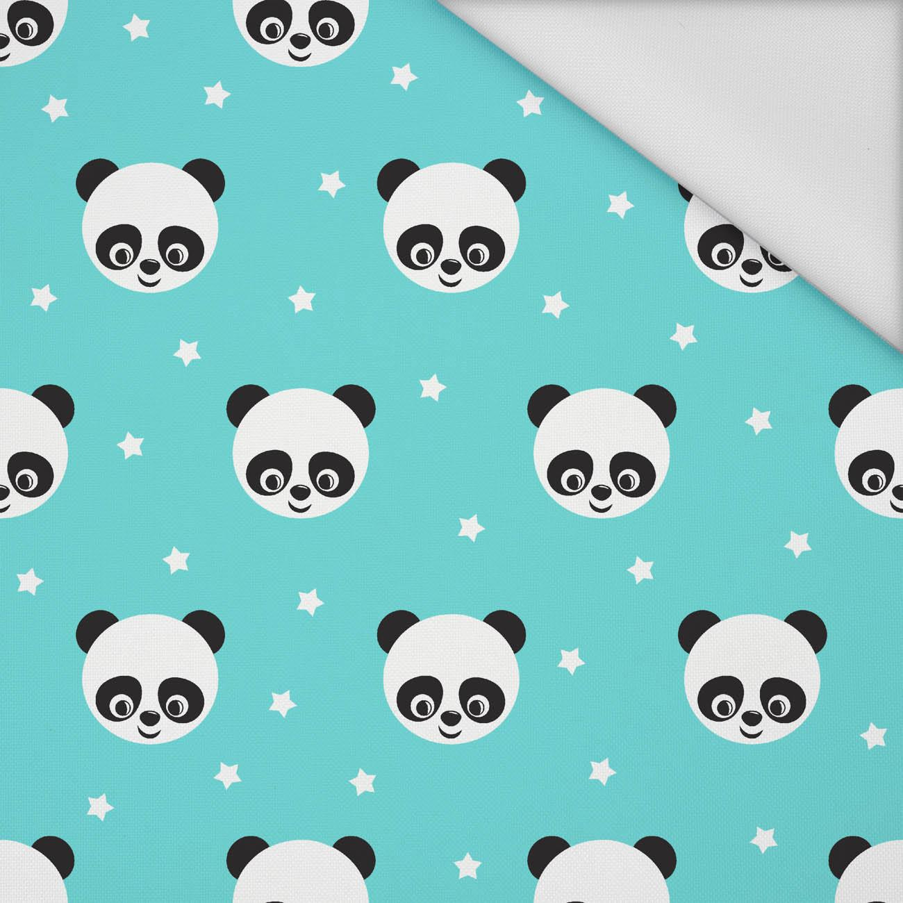 GWIEZDNE PANDY - tkanina wodoodporna