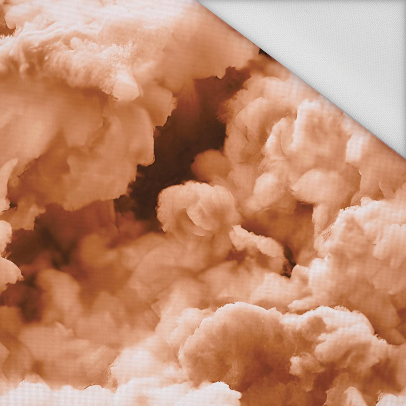 CHMURY / peach fuzz - tkanina wodoodporna