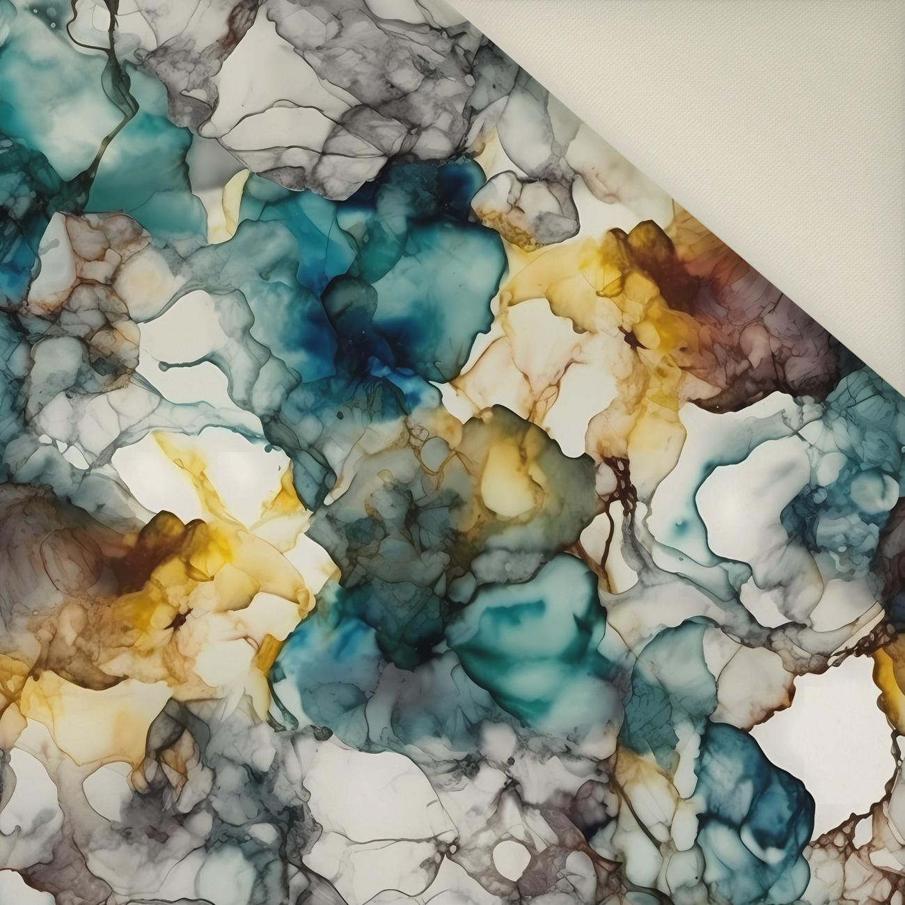 ALCOHOL INK WZ. 1- Welur tapicerski