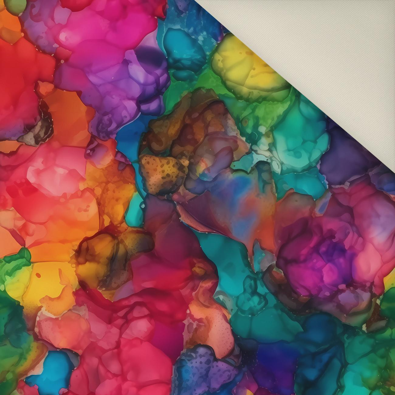 ALCOHOL INK WZ. 5- Welur tapicerski