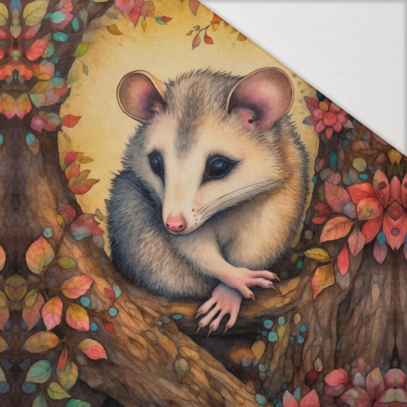 BOHO MOUSE - PANEL (60cm x 50cm) Hydrofobowa dzianina drapana 