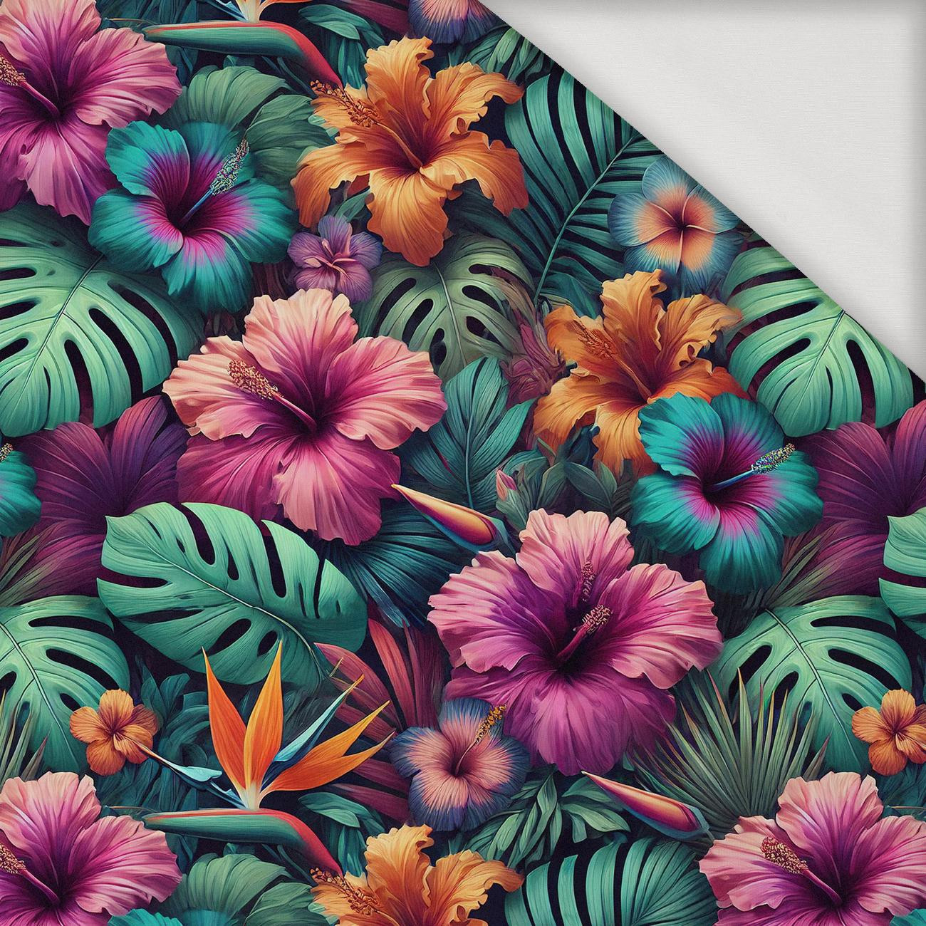 FLOWERS WZ.35 - lekka dzianina drapana