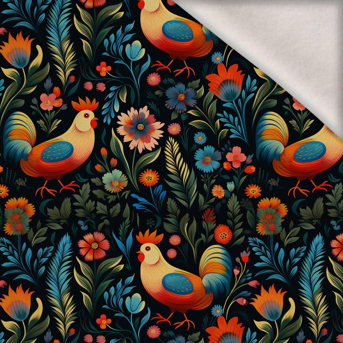 Folk Art wz.18 - dzianina drapana z elastanem ITY Folk Art wz.18 - dzianina drapana z elastanem ITY