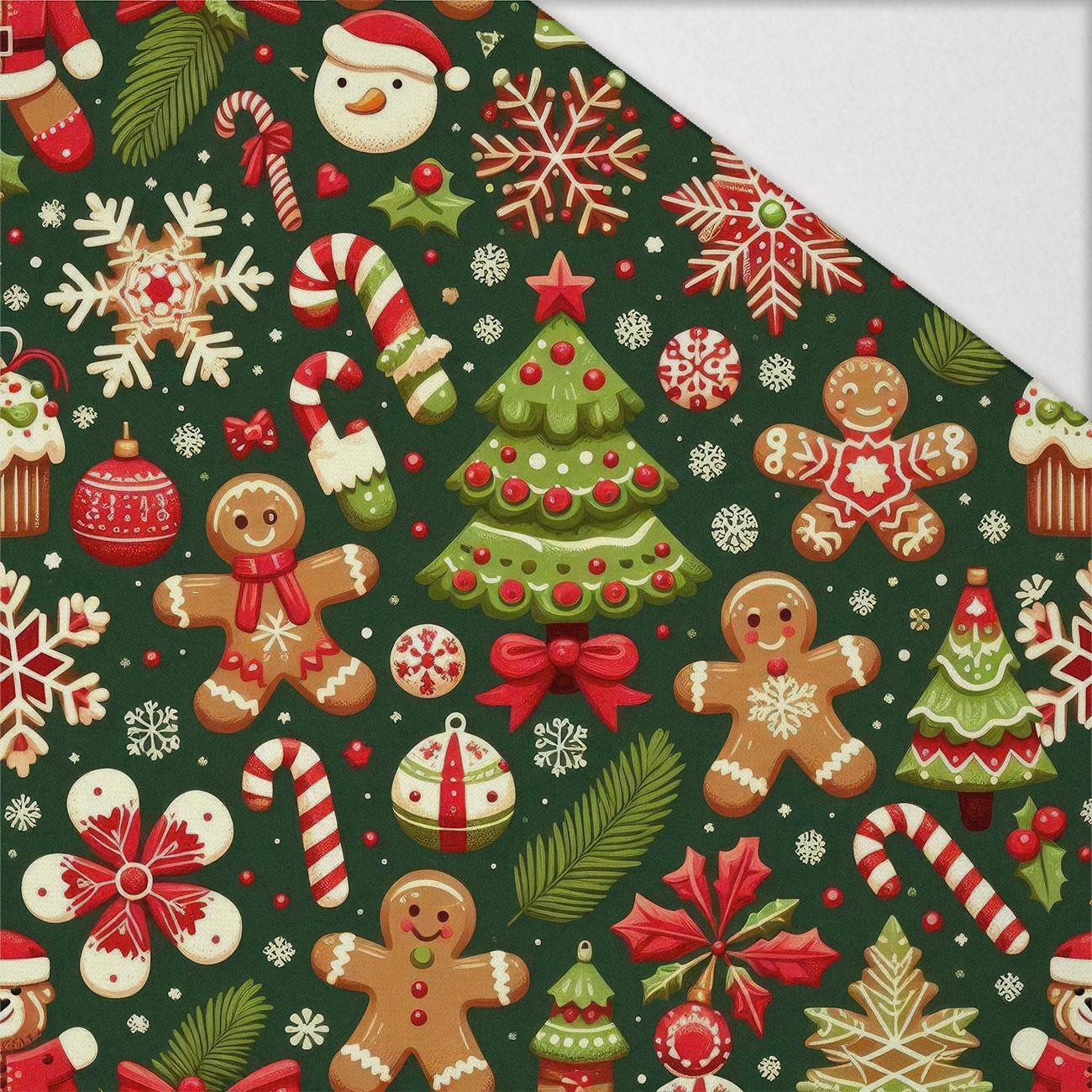 HAPPY CHRISTMAS WZ. 9 - Hydrofobowa dzianina drapana HAPPY CHRISTMAS WZ. 9 - Hydrofobowa dzianina drapana