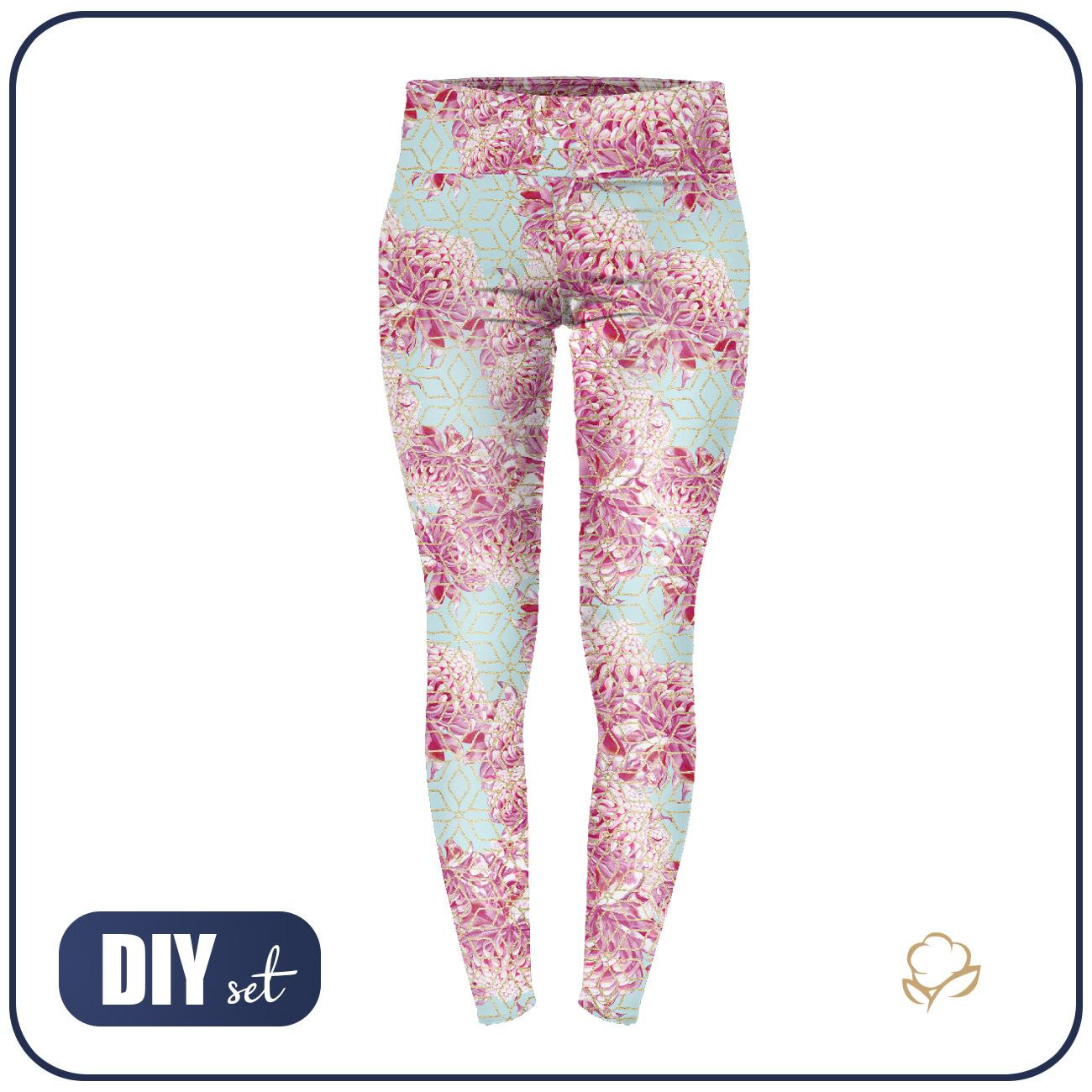 LEGGINSY SPORTOWE - HORTENSJE wz. 2