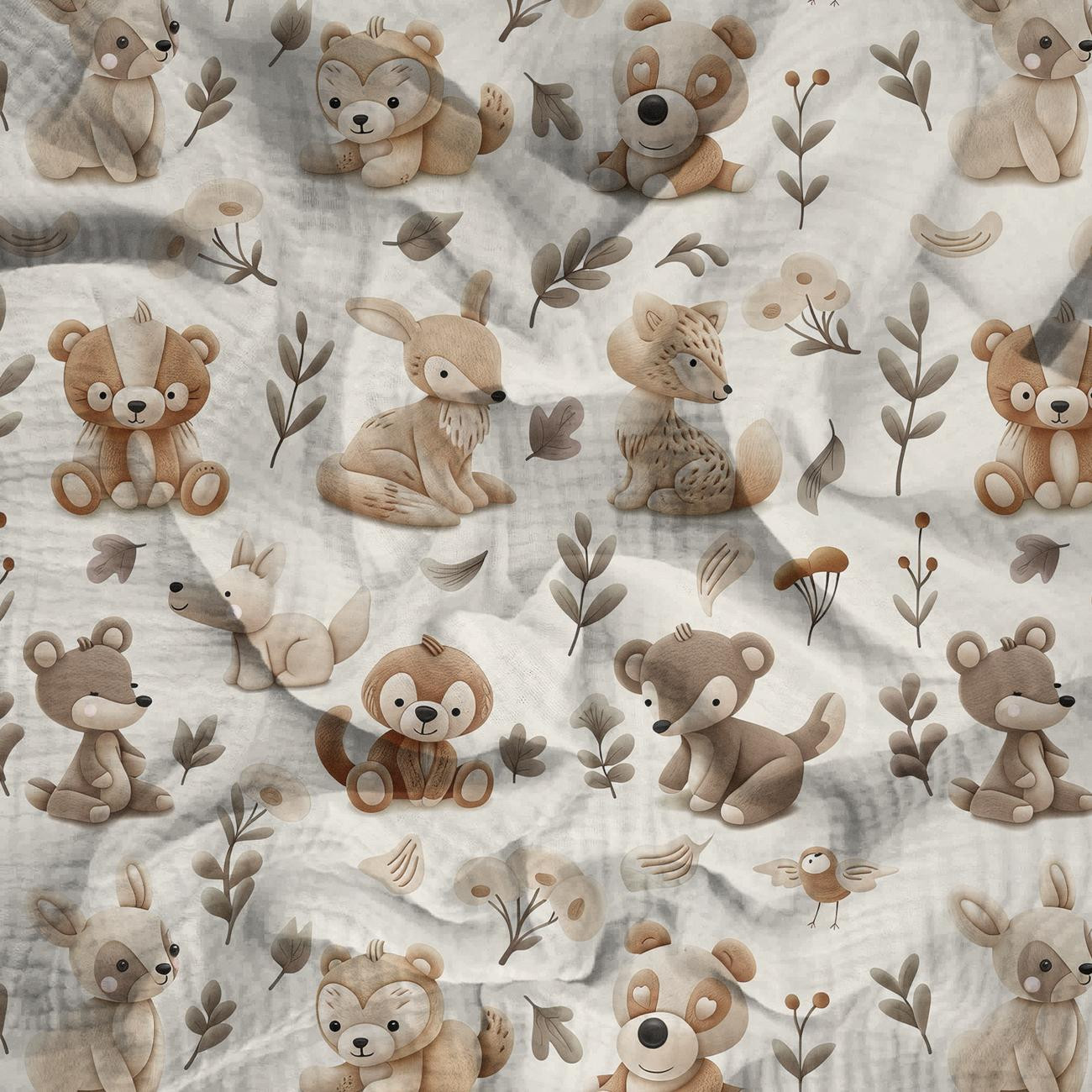 Little Nature WZ.16 - Muślin bawełniany