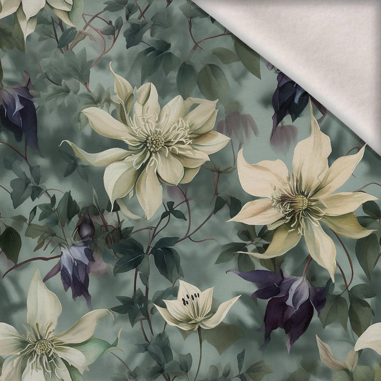 PASTEL FLOWERS WZ.4 - dzianina drapana z elastanem ITY