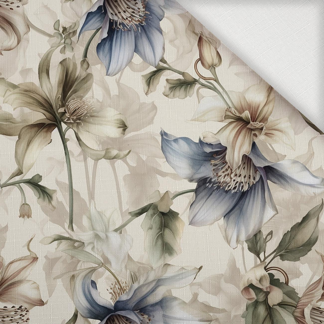 PASTEL FLOWERS WZ.5 - Tkanina na obrusy