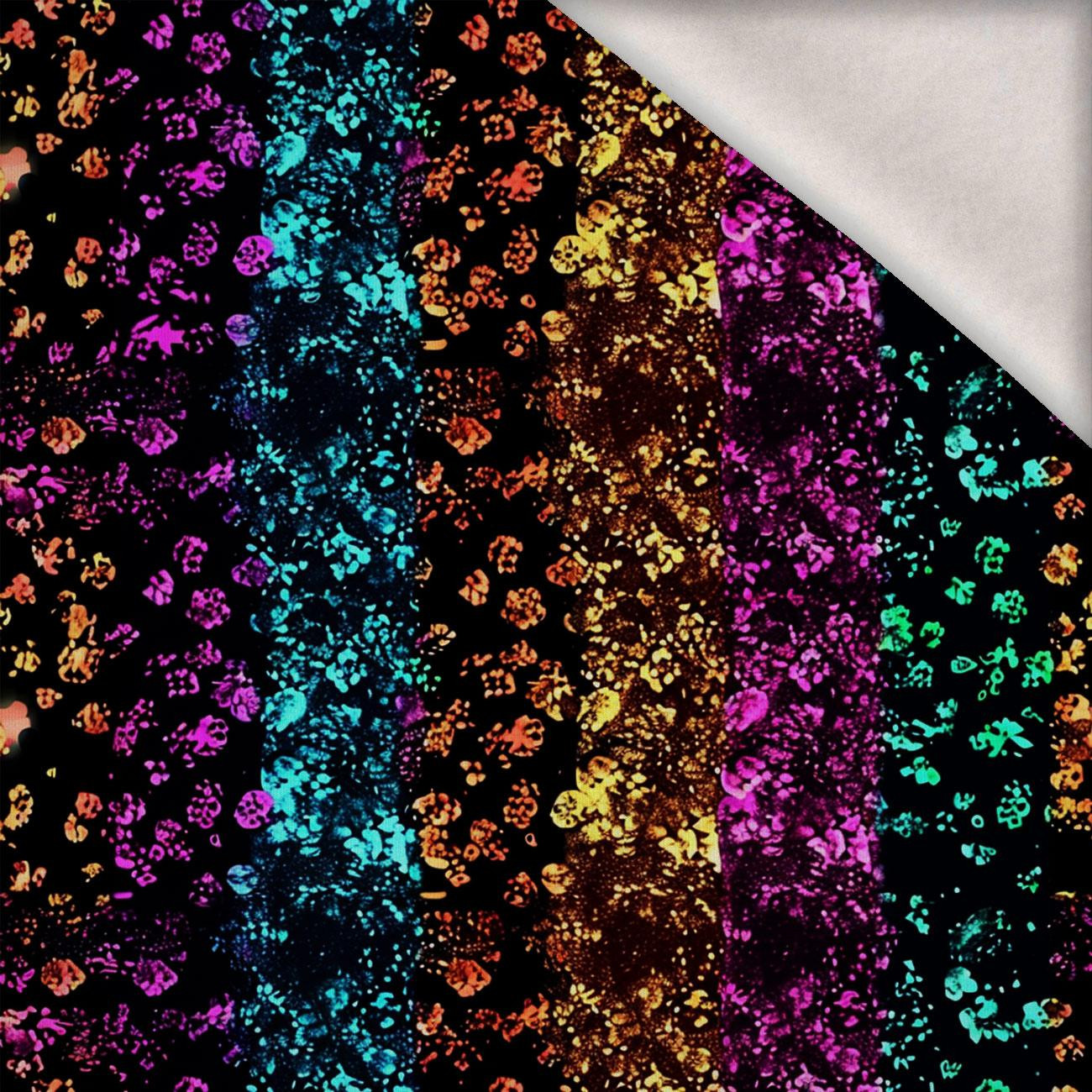 HOLOGRAPHIC RAINBOW wz. 6 - dzianina drapana z elastanem ITY