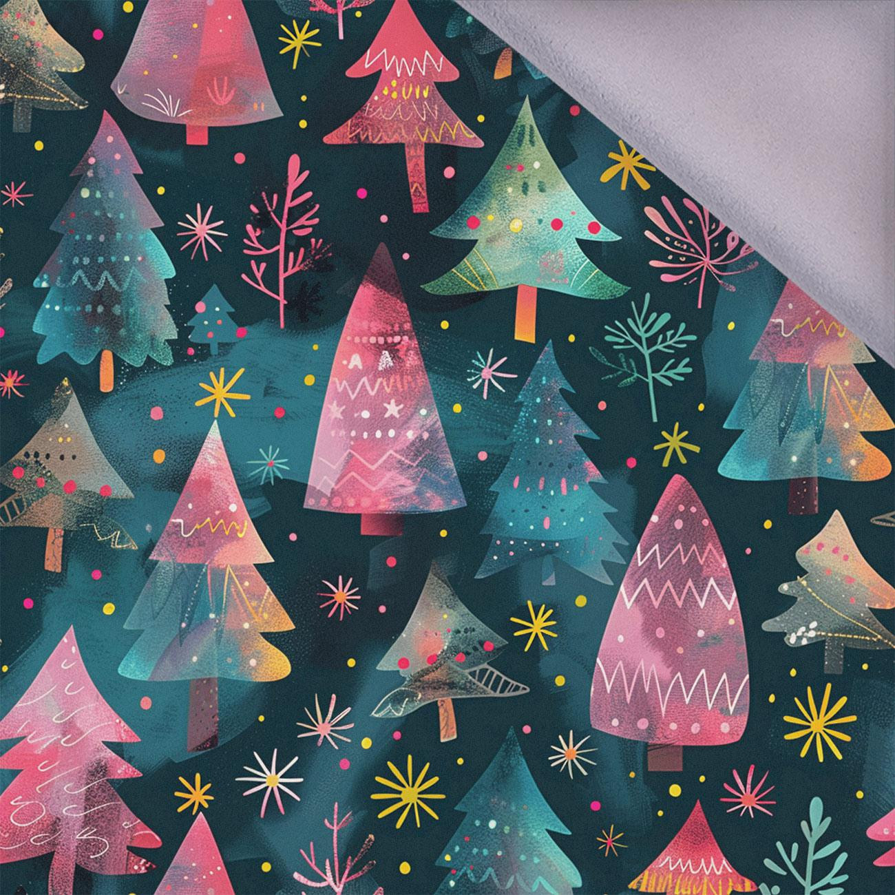 Pink Vintage Christmas wz. 5 - softshell