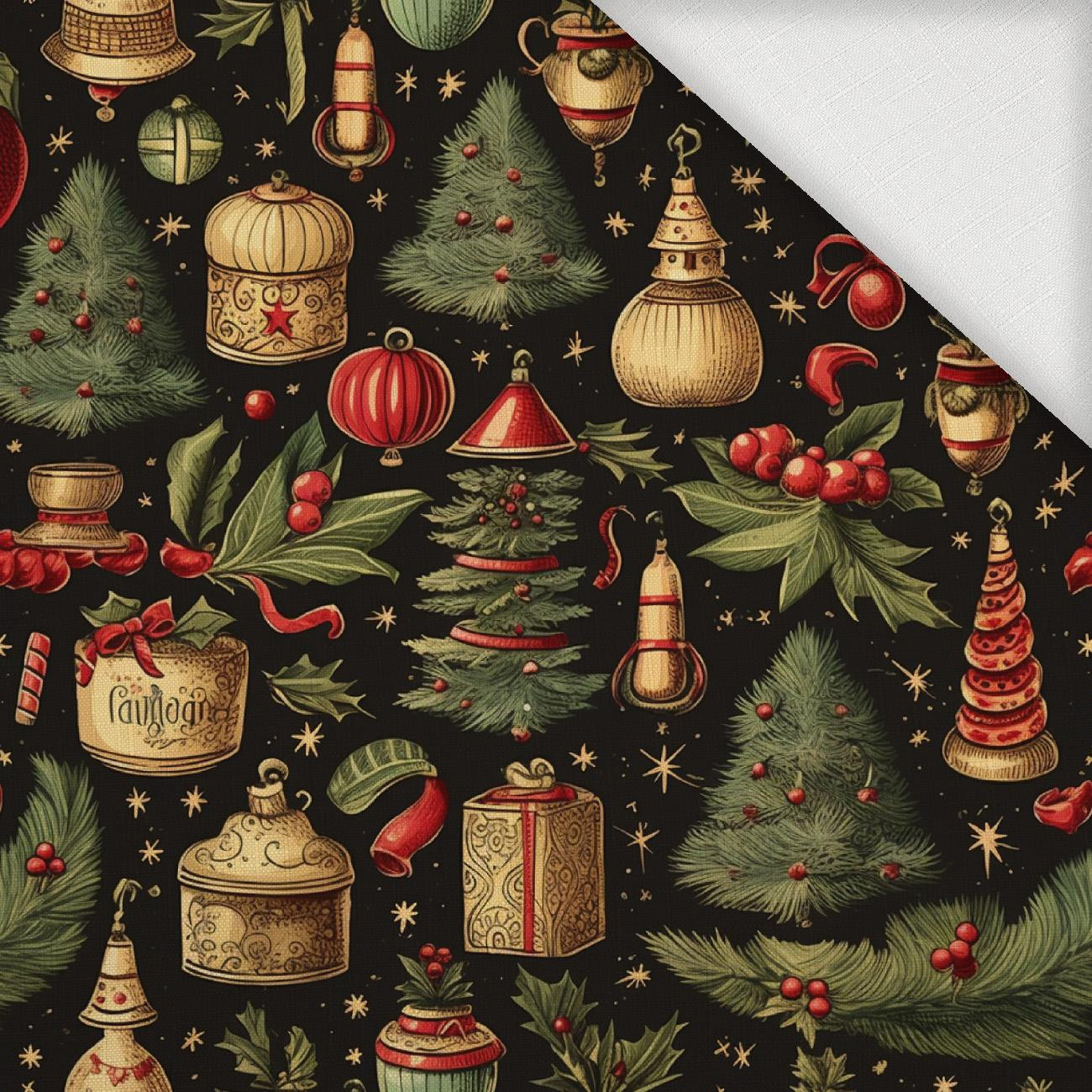 Vintage Christmas wz.11 - Tkanina na obrusy