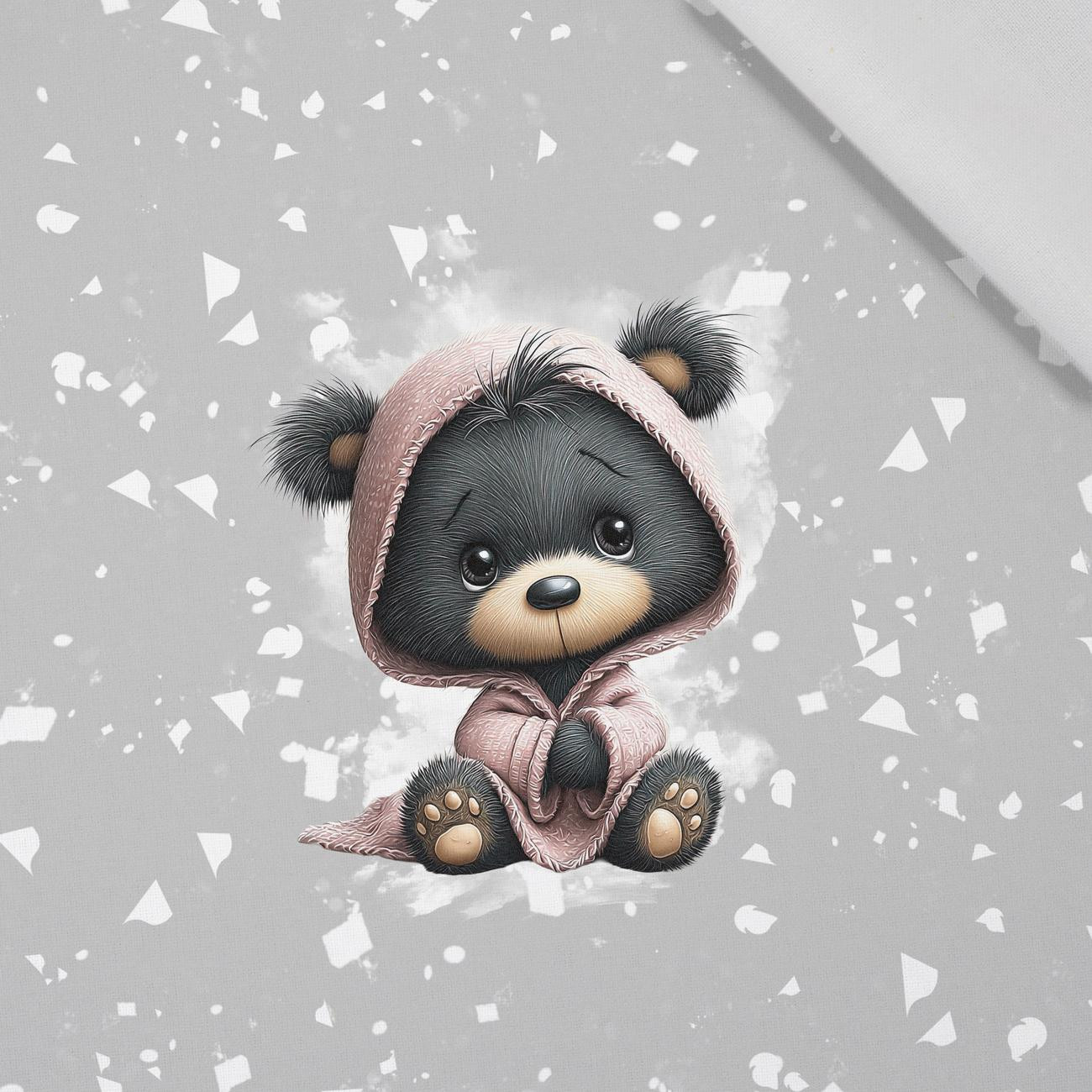 WINTER ANIMALS wz.12 - panel (60cm x 50cm) tkanina bawełniana