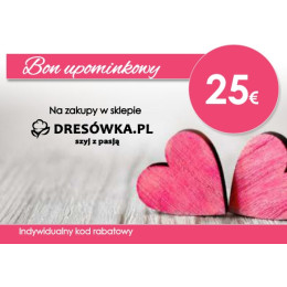 BON UPOMINKOWY - 25 EUR