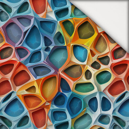 ABSTRACTION WZ.36 - lekka dzianina drapana