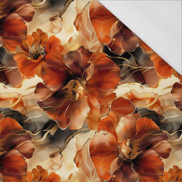 AUTUMN FLOWERS WZ.13- Slub Weave