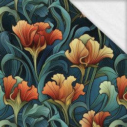 AUTUMN FLOWERS WZ.14- Slub Weave