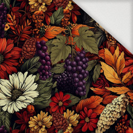 AUTUMN FLOWERS wz.21- Slub Weave
