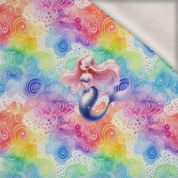 MERMAID (SEA ANIMALS WZ. 3) - PANEL (60cm x 50cm) dzianina drapana z elastanem ITY