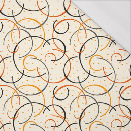 HALLOWEEN KONFETTI - single jersey z elastanem