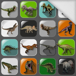 KAFELKI DINO WZ. 4 - dresówka pętelkowa 