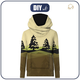 BLUZA HYDROFOBOWA UNISEX - LEŚNY SZLAK - zestaw do uszycia