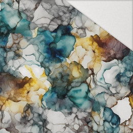 ALCOHOL INK WZ. 1 - Hydrofobowa dzianina drapana 