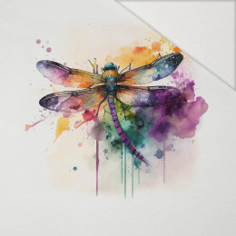 WATERCOLOR DRAGONFLY - PANEL (75cm x 80cm) Hydrofobowa dzianina drapana 