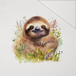 WATERCOLOR SLOTH WZ. 2 - PANEL (60cm x 50cm) Hydrofobowa dzianina drapana 