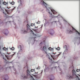 PASTEL HORROR CLOWN WZ. 2 - lekka dzianina drapana