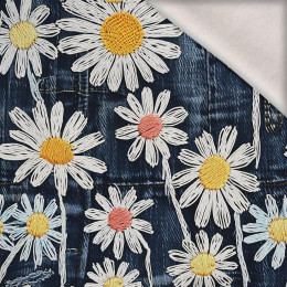 DAISIES DENIM IMITATION WZ. 1 - dzianina drapana z elastanem ITY