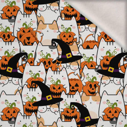 HALLOWEEN CATS WZ. 1 - dzianina drapana z elastanem ITY