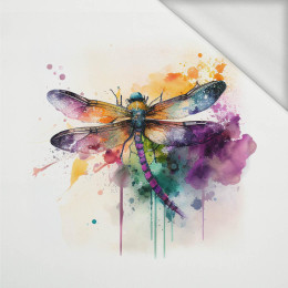 WATERCOLOR DRAGONFLY - panel (75cm x 80cm) dzianina pętelkowa