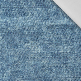 PRZECIERANY JEANS (Atlantic Blue) - tkanina bawełniana
