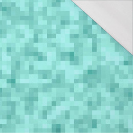 PIKSELE WZ. 2 / aqua - single jersey z elastanem 