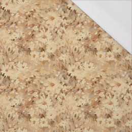 BEIGE / FLOWERS - single jersey 