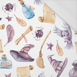 MAGICZNY ŚWIAT wz. 3 (MAGICZNA SZKOŁA) - single jersey z elastanem 