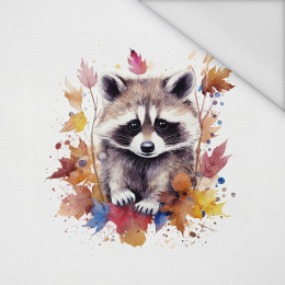 WATERCOLOR RACCOON WZ. 2 - panel (75cm x 80cm) tkanina wodoodporna