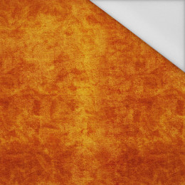 JESIENNY BATIK / pomarańczowy (BARWY JESIENI) - tkanina wodoodporna