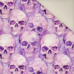 PASTEL SKULL- Welur tapicerski