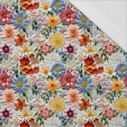 FLOWERS 3D WZ. 15 - single jersey 