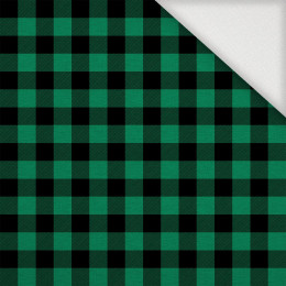 KRATA VICHY - MELANŻ ZIELONY - Tkanina na obrusy