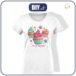 T-SHIRT DAMSKI - SWEETS WZ.6 - zestaw do uszycia