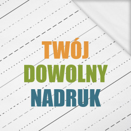 MATERIAŁ Z WŁASNYM NADRUKIEM- single jersey z elastanem ITY