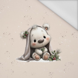 WINTER ANIMALS wz.11 - panel (60cm x 50cm) tkanina wodoodporna