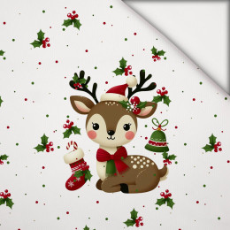 WINTER ANIMALS wz.13 - PANEL (60cm x 50cm) lekka dzianina drapana