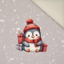 WINTER ANIMALS wz.17 - panel (60cm x 50cm) - Welur tapicerski