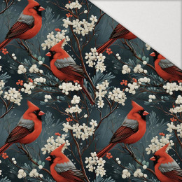 WINTER FLOWERS WZ.16 - Hydrofobowa dzianina drapana 