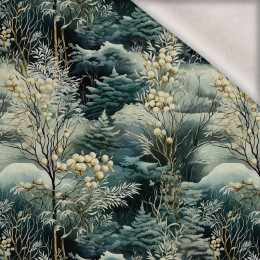WINTER FOREST WZ. 3 - dzianina drapana z elastanem ITY